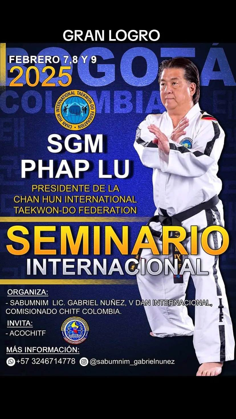 seminario de taekwondo en bogotá